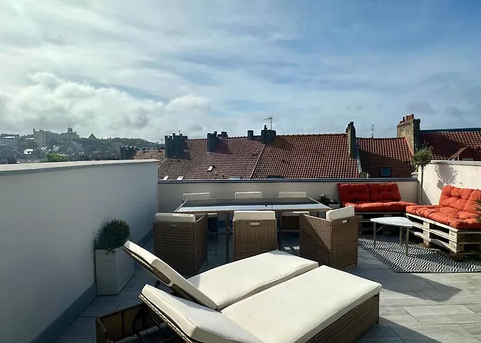Tatil Evi La Parenthese Parking Privatif-terrasse-nausicaa *